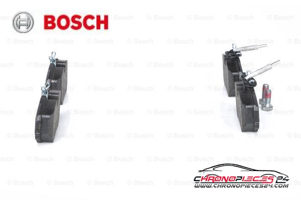 Achat de BOSCH 0 986 492 090 Kit de plaquettes de frein, frein à disque pas chères