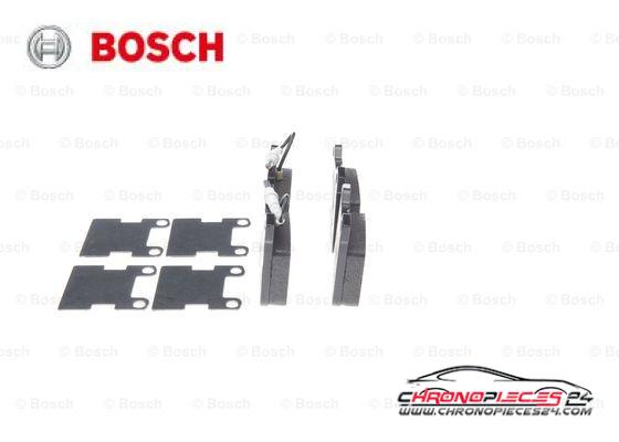 Achat de BOSCH 0 986 494 000 Kit de plaquettes de frein, frein à disque pas chères