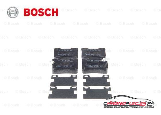 Achat de BOSCH 0 986 494 000 Kit de plaquettes de frein, frein à disque pas chères