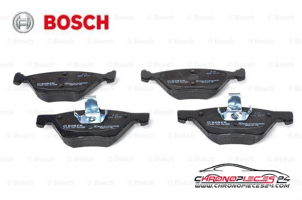 Achat de BOSCH 0 986 494 001 Kit de plaquettes de frein, frein à disque pas chères