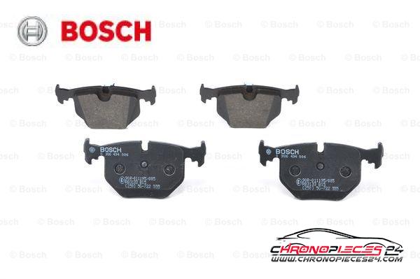 Achat de BOSCH 0 986 494 006 Kit de plaquettes de frein, frein à disque pas chères