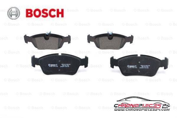 Achat de BOSCH 0 986 494 015 Kit de plaquettes de frein, frein à disque pas chères