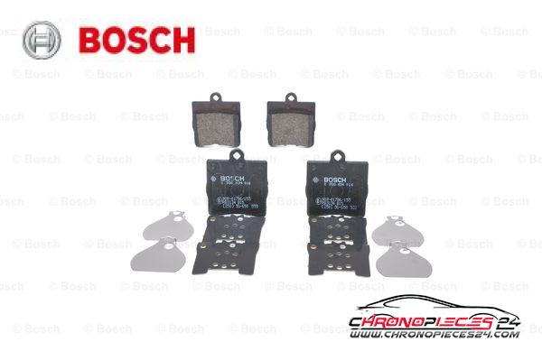 Achat de BOSCH 0 986 494 016 Kit de plaquettes de frein, frein à disque pas chères