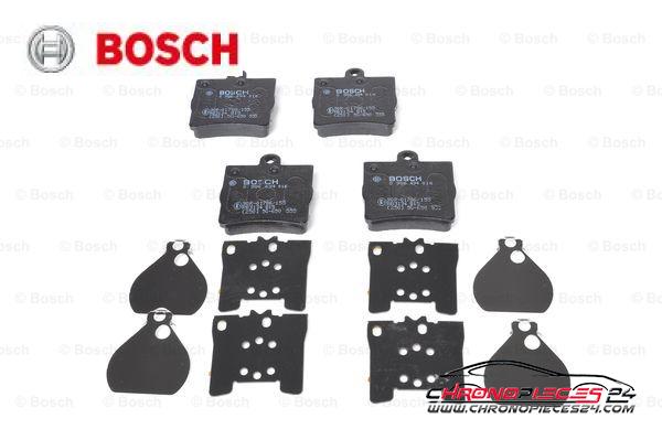 Achat de BOSCH 0 986 494 016 Kit de plaquettes de frein, frein à disque pas chères