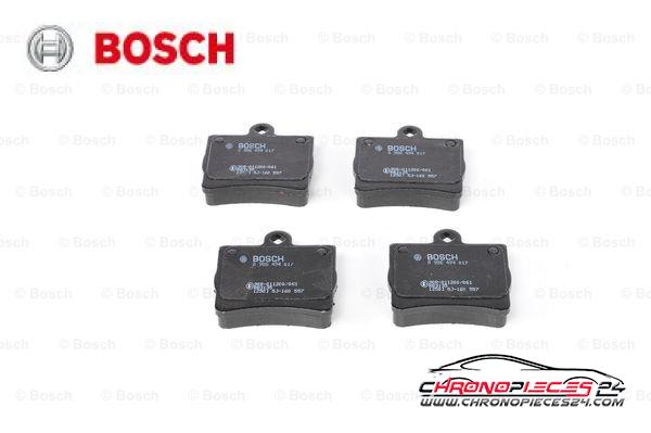 Achat de BOSCH 0 986 494 017 Kit de plaquettes de frein, frein à disque pas chères