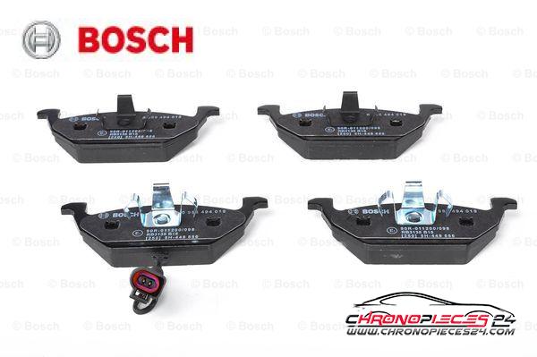 Achat de BOSCH 0 986 494 019 Kit de plaquettes de frein, frein à disque pas chères