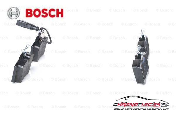 Achat de BOSCH 0 986 494 025 Kit de plaquettes de frein, frein à disque pas chères