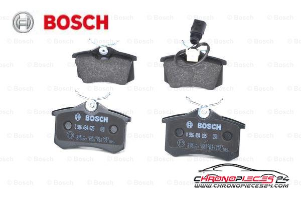 Achat de BOSCH 0 986 494 025 Kit de plaquettes de frein, frein à disque pas chères