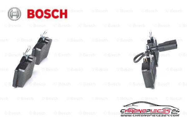 Achat de BOSCH 0 986 494 025 Kit de plaquettes de frein, frein à disque pas chères