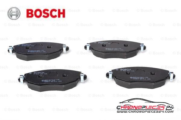 Achat de BOSCH 0 986 494 026 Kit de plaquettes de frein, frein à disque pas chères