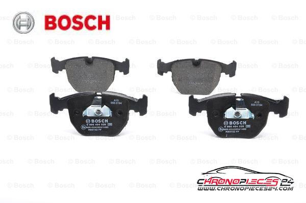 Achat de BOSCH 0 986 494 028 Kit de plaquettes de frein, frein à disque pas chères