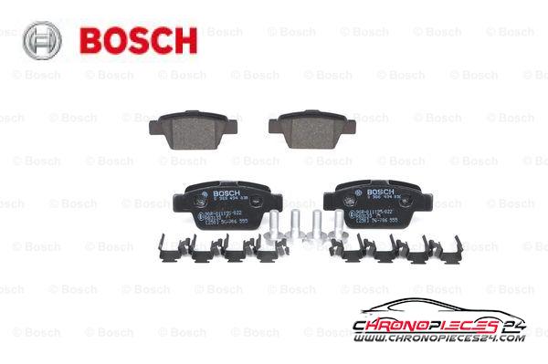 Achat de BOSCH 0 986 494 030 Kit de plaquettes de frein, frein à disque pas chères