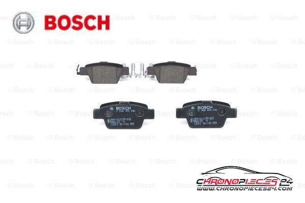 Achat de BOSCH 0 986 494 030 Kit de plaquettes de frein, frein à disque pas chères