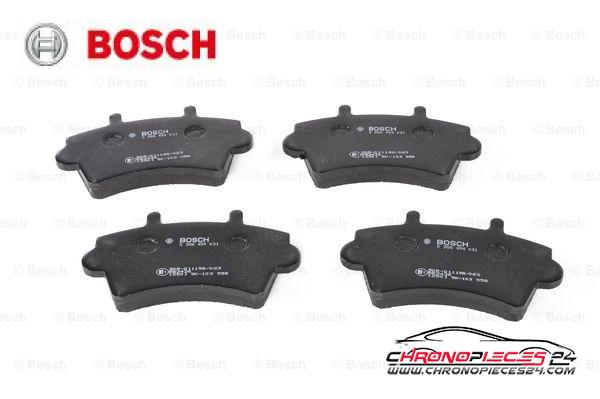 Achat de BOSCH 0 986 494 031 Kit de plaquettes de frein, frein à disque pas chères