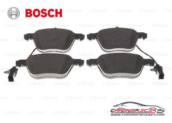 Achat de BOSCH 0 986 494 035 Kit de plaquettes de frein, frein à disque pas chères