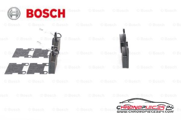 Achat de BOSCH 0 986 494 055 Kit de plaquettes de frein, frein à disque pas chères