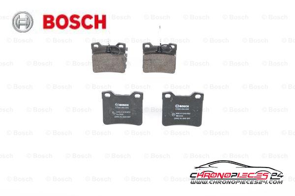 Achat de BOSCH 0 986 494 055 Kit de plaquettes de frein, frein à disque pas chères