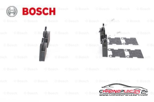 Achat de BOSCH 0 986 494 055 Kit de plaquettes de frein, frein à disque pas chères