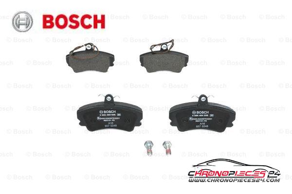 Achat de BOSCH 0 986 494 056 Kit de plaquettes de frein, frein à disque pas chères