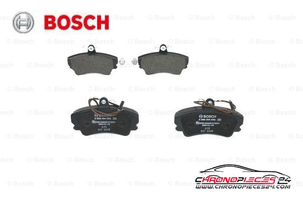 Achat de BOSCH 0 986 494 056 Kit de plaquettes de frein, frein à disque pas chères