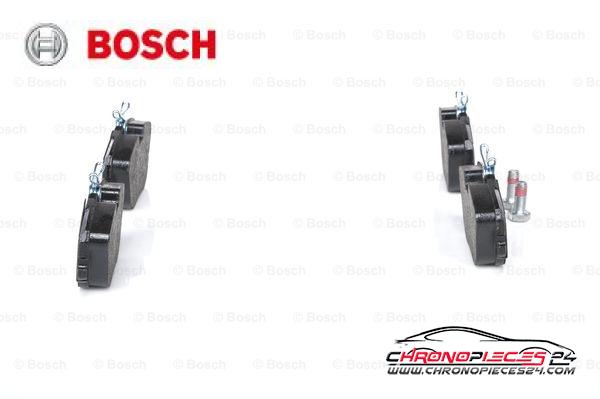 Achat de BOSCH 0 986 494 058 Kit de plaquettes de frein, frein à disque pas chères