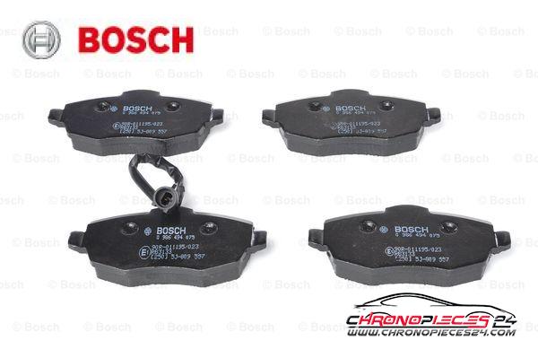 Achat de BOSCH 0 986 494 075 Kit de plaquettes de frein, frein à disque pas chères