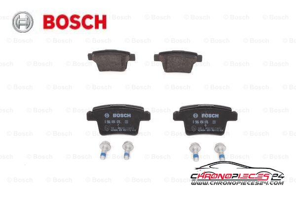 Achat de BOSCH 0 986 494 076 Kit de plaquettes de frein, frein à disque pas chères