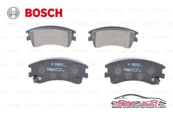 Achat de BOSCH 0 986 494 079 Kit de plaquettes de frein, frein à disque pas chères