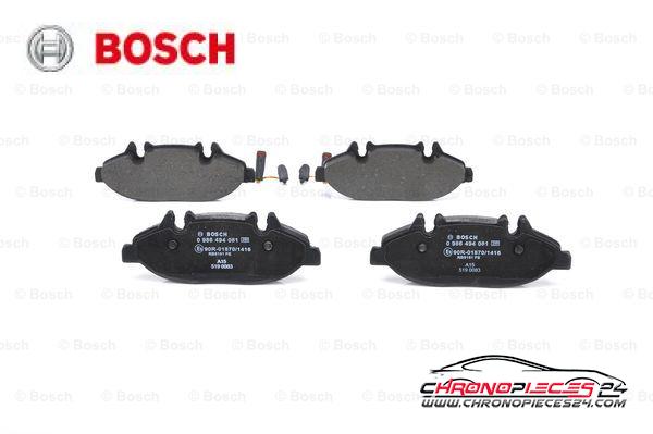 Achat de BOSCH 0 986 494 081 Kit de plaquettes de frein, frein à disque pas chères