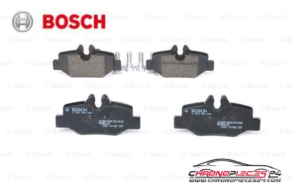 Achat de BOSCH 0 986 494 082 Kit de plaquettes de frein, frein à disque pas chères