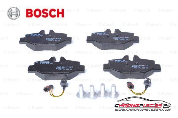 Achat de BOSCH 0 986 494 082 Kit de plaquettes de frein, frein à disque pas chères