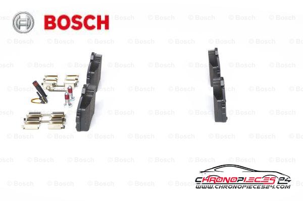 Achat de BOSCH 0 986 494 087 Kit de plaquettes de frein, frein à disque pas chères