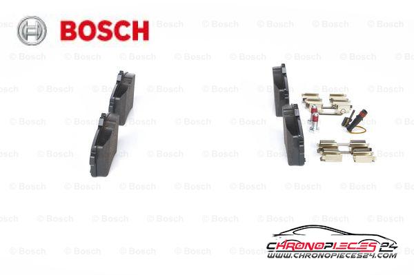 Achat de BOSCH 0 986 494 087 Kit de plaquettes de frein, frein à disque pas chères