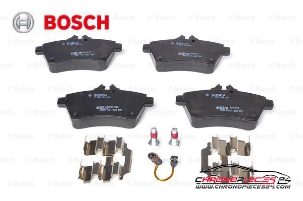 Achat de BOSCH 0 986 494 087 Kit de plaquettes de frein, frein à disque pas chères