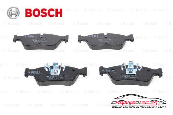 Achat de BOSCH 0 986 494 096 Kit de plaquettes de frein, frein à disque pas chères