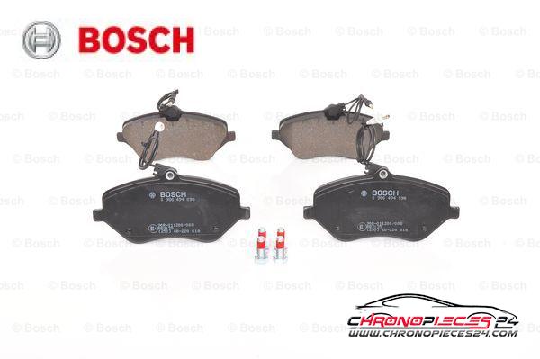 Achat de BOSCH 0 986 494 098 Kit de plaquettes de frein, frein à disque pas chères