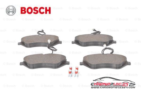 Achat de BOSCH 0 986 494 098 Kit de plaquettes de frein, frein à disque pas chères