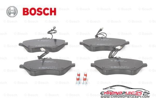 Achat de BOSCH 0 986 494 098 Kit de plaquettes de frein, frein à disque pas chères