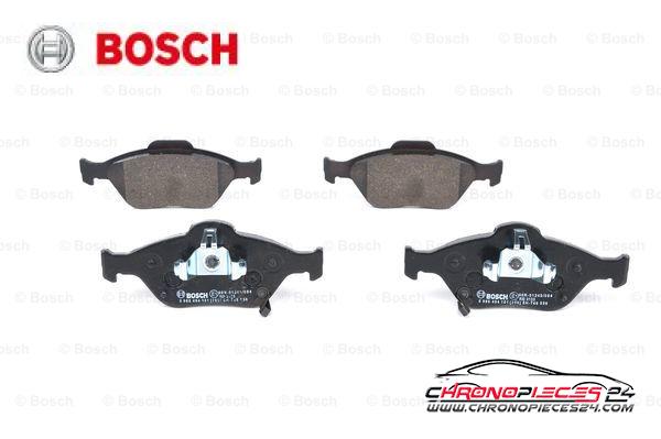 Achat de BOSCH 0 986 494 101 Kit de plaquettes de frein, frein à disque pas chères