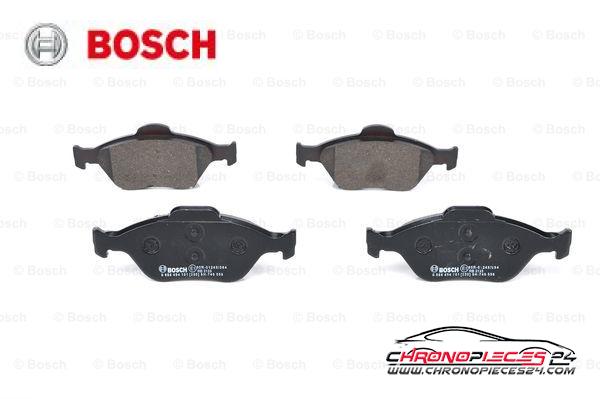 Achat de BOSCH 0 986 494 101 Kit de plaquettes de frein, frein à disque pas chères