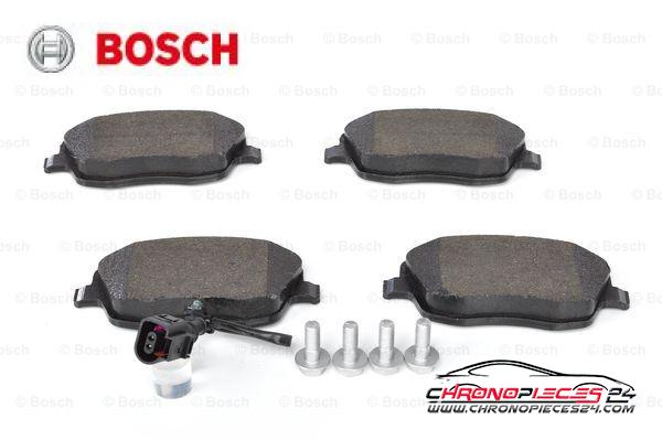 Achat de BOSCH 0 986 494 105 Kit de plaquettes de frein, frein à disque pas chères