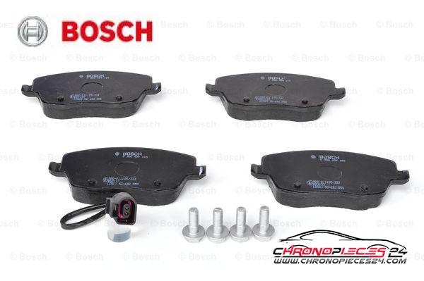 Achat de BOSCH 0 986 494 105 Kit de plaquettes de frein, frein à disque pas chères