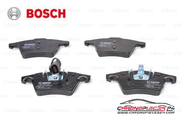 Achat de BOSCH 0 986 494 107 Kit de plaquettes de frein, frein à disque pas chères