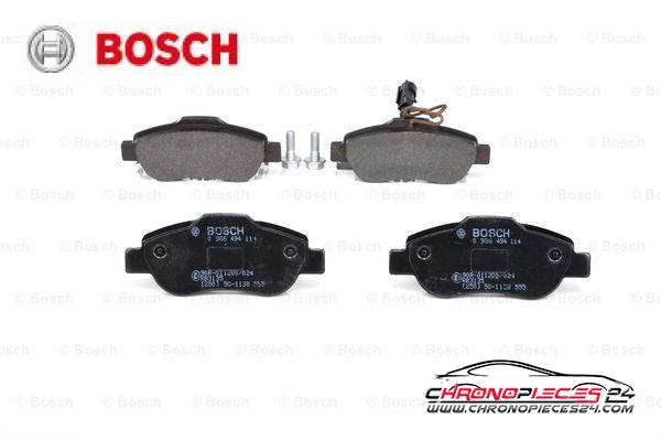 Achat de BOSCH 0 986 494 114 Kit de plaquettes de frein, frein à disque pas chères