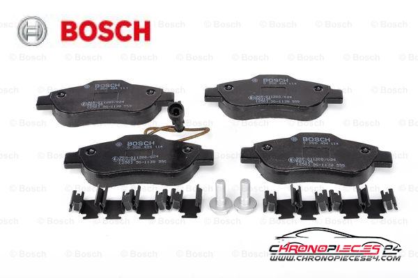 Achat de BOSCH 0 986 494 114 Kit de plaquettes de frein, frein à disque pas chères