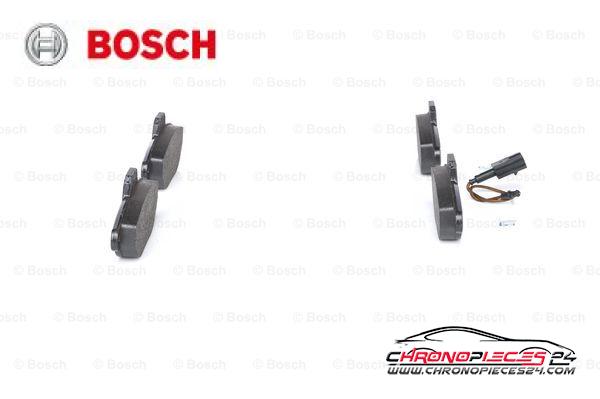 Achat de BOSCH 0 986 494 115 Kit de plaquettes de frein, frein à disque pas chères