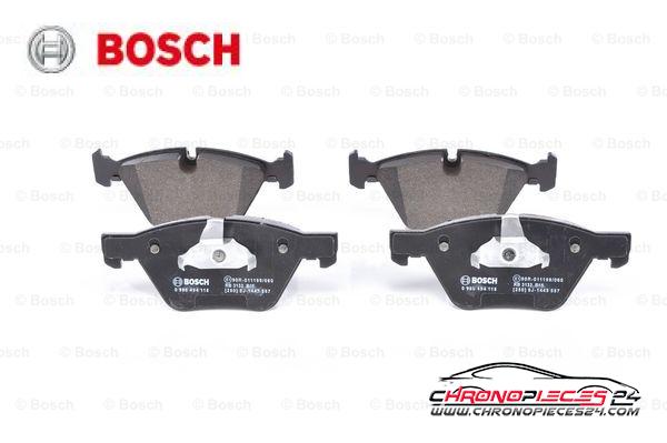 Achat de BOSCH 0 986 494 118 Kit de plaquettes de frein, frein à disque pas chères