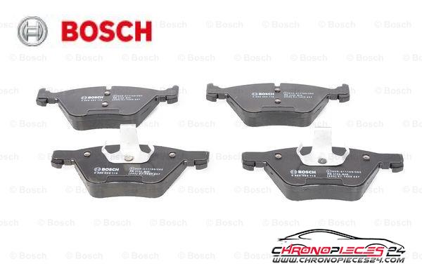 Achat de BOSCH 0 986 494 118 Kit de plaquettes de frein, frein à disque pas chères