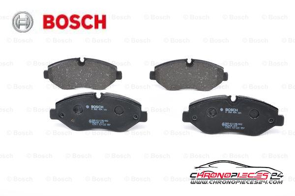 Achat de BOSCH 0 986 494 121 Kit de plaquettes de frein, frein à disque pas chères