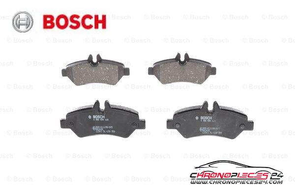 Achat de BOSCH 0 986 494 123 Kit de plaquettes de frein, frein à disque pas chères